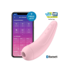 Satisfyer Satisfyer Curvy 2+ - okos, akkus, vízálló csiklóizgató vibrátor (pink)