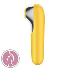 Satisfyer Satisfyer Dual Love - okos, akkus, vízálló hüvelyi és csikló vibrátor (sárga) izgatók, stimulálók
