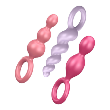Satisfyer Satisfyer Plugs - anál dildó szett - színes (3 részes) anál