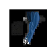 Satisfyer Spinning Rabbit 1 - forgó csiklókaros vibrátor  Szín: kék vibrátorok