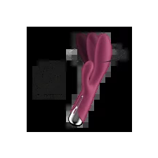 Satisfyer Spinning Rabbit 1 - forgó csiklókaros vibrátor  Szín: málna vibrátorok