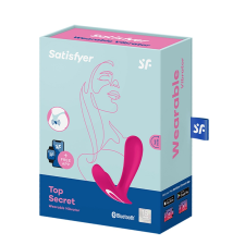Satisfyer Top Secret kétmotoros vibrátor (rózsaszín) (APP-os) anál