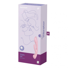 Satisfyer Triple Oh három motoros, klitoriszágas vibrátor és masszírozó (pink) vibrátorok
