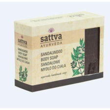 Sattva Ayurveda Ajurvédikus kézműves szappan - Szantálfa 125g - Sattva Ayurveda jóga felszerelés