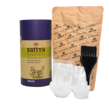 Sattva Ayurveda Henna - Természetes növényi hajfesték - indigó 150g - Sattva Ayurveda hajfesték, színező