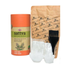 Sattva Ayurveda Henna - Természetes növényi hajfesték - répavörös Light Red 150g - Sattva Ayurveda hajfesték, színező