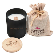 Sattva Ayurveda Levendula és indiai rózsa gyertya 200ml - Sattva Ayurveda gyertya