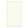 SATURNUS Gyűrűs kalendárium betét SATURNUS L326 vonalas jegyzetlap (146x210 mm)sárga lapos
