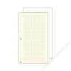 SATURNUS Kalendárium betét, jegyzetlap, S, kockás, SATURNUS, fehér (NKS327F)