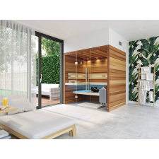 SAUNA KING® SAUNA KING finnszauna 3-4 főre cédrusból, 200x160cm szauna