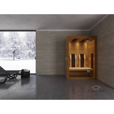 SAUNA KING® SAUNA KING Infraszauna Nyárfából 2 főre szauna
