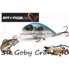  Savage Gear 3D Goby Crank Sr 4Cm 3G Floating Blue Silver (71728) csali