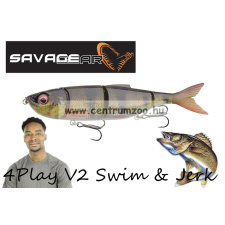  Savage Gear 4Play V2 Swim &amp; Jerk 13,5Cm 20G Ss 03-Perch Gumihal (61727) csali