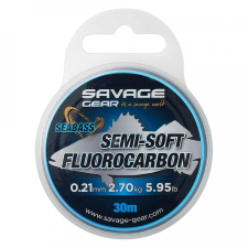 SAVAGE GEAR Semi Soft fluorocarbon 30m monofil előkezsinór - 0,29mm 4,79kg horgászzsinór