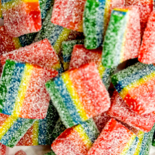  Savanyú Szivárvány Öv Gumicukor (100g) csokoládé és édesség