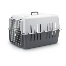 Savic PetCarrier 4 - szállítóbox (szürke) kutyák és macskák részére (max:15kg) 66x47x43cm szállítóbox, fekhely macskáknak