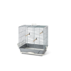  Savic Primo 40 Bird Cage Silver felszerelt prémium kalitka 46x32x48cm (SAV5538-9201)