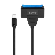 Savio AK-69 USB-C apa - SATA anya Adapter kábel és adapter