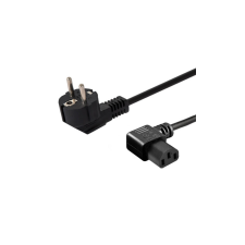 Savio CL-116 230V Hálózati tápkábel 1.8m - Fekete kábel és adapter