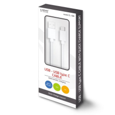 Savio CL-126 kábel USB-A - USB-C 1m (CL-126) kábel és adapter