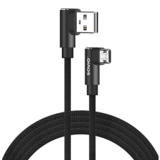 Savio CL-162 USB - Micro USB kábel 2m fekete kábel és adapter