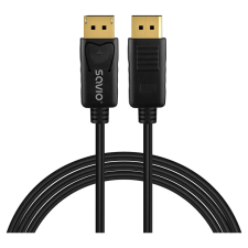 Savio CL-204 DisplayPort v1.4 cable 1m Black kábel és adapter