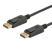 Savio CL-85 Displayport kábel Apa és Apa, 1.8m kábel és adapter