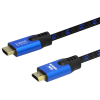 Savio Elmak Savio CL-143 HDMI 2.1 ethernet 3 m kék-fekete kábel