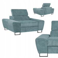  Savio Fotel, Családi Nappali Bútorok, Zöld Kordbársony, Fejtámla bútor