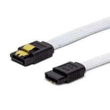 Savio GAK-01 SATA III kábel 30cm fehér kábel és adapter