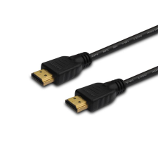 Savio Nagy sebességű HDMI kábel Ethernettel 2.0m Fekete kábel és adapter