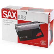 Sax A 888 spirálozógép fekete spirálozó gép