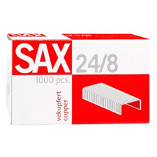 Sax Tűzőkapocs SAX 24/8 réz 1000 db/dob gemkapocs, tűzőkapocs