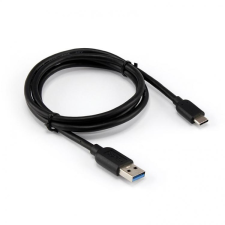 SBOX CP01-20-001 USB-A Type-C 3.0 összekötő kábel 1m - Fekete kábel és adapter