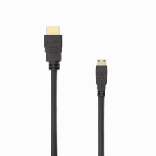 SBOX HDMI Male - MINI HDMI Male 1.4, 2m Black kábel és adapter