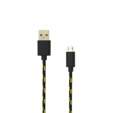 SBOX Kábel, CABLE USB A Male -&gt; MICRO USB Male 1 m Black kábel és adapter