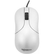 SBOX M-923S 1000 DPI USB optikai vezetékes ezüst egér (201726) egér