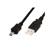 SBOX USB-A apa - Mini USB apa Adatkábel 2m - Fekete kábel és adapter