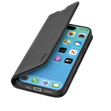 SBS Book Wallet Lite Apple iPhone 15 Pro Flip Tok - Fekete tok és táska