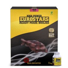 SBS Eurostar boilies+50ml bait dip - green crab csali