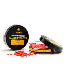 SBS METHOD FEEDER FLURO PELLETS RED 3 MM 30G bojli, aroma