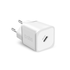 SBS PD USB-C Hálózati töltő - Fehér (20W) (TETRGAN1C20W) mobiltelefon kellék