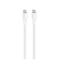 SBS Puro Soft USB-C apa - USB-C apa 2.0 Adat és töltő kábel - Fehér (1.5m) (PUUSBCUSBCICONWHI) kábel és adapter