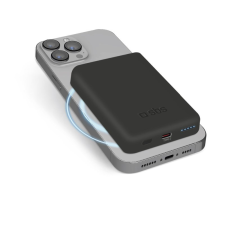SBS TEBB5000MAG1CK Power Bank 5000mAh - Fekete (TEBB5000MAG1CK) power bank