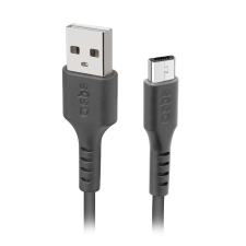  Sbs Tecablemicro2K Usb-A Micro-Usb Kábel 2M Fekete Telefonokhoz, Töltőkhez kábel és adapter