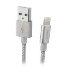 SBS USB-A apa - Lightning apa Adat- és töltőkábel 1m - Ezüst (TECABLEUSBIP589BS) kábel és adapter
