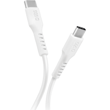 SBS USB-C apa - USB-C apa Adat- és töltőkábel 1m - Fehér (TECABLETCC10W) kábel és adapter