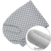  Scamp Formázható univerzális szoptatós párna pamut huzat - Grey White Dots