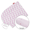  Scamp Formázható univerzális szoptatós párna pamut huzat - Zig Zag Pink White