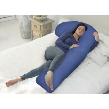 Scamp ölelõ párna F-alakú 80x150cm Sötétkék-szürke FELP006_80 kismama párna